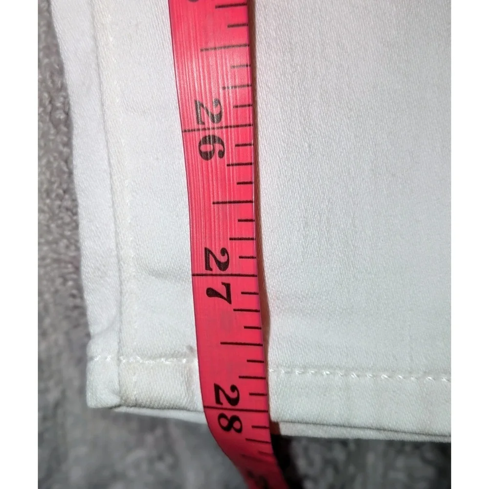 Madewell Stovepipe Jeans White High Rise Straight Leg‎ Size 28 NWT $128